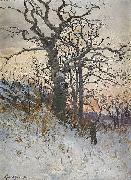 Karl Konrad Simonsson The old oak Spain oil painting artist
